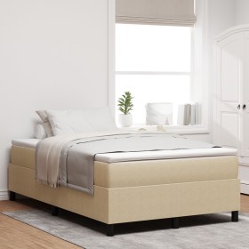 Cama Box Spring Verde Claro Gris Doble Pequeña de Tela de Corduroy de , Camas y somieres - Ref: Foro24-3337401, Precio: 121,2...