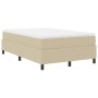 Cama Box Spring Verde Claro Gris Doble Pequeña de Tela de Corduroy de , Camas y somieres - Ref: Foro24-3337401, Precio: 121,2...