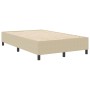 Cama Box Spring Verde Claro Gris Doble Pequeña de Tela de Corduroy de , Camas y somieres - Ref: Foro24-3337401, Precio: 121,2...