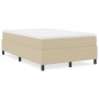 Cama Box Spring Verde Claro Gris Doble Pequeña de Tela de Corduroy de , Camas y somieres - Ref: Foro24-3337401, Precio: 121,2...