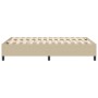 Cama Box Spring Verde Claro Gris Doble Pequeña de Tela de Corduroy de , Camas y somieres - Ref: Foro24-3337401, Precio: 121,2...
