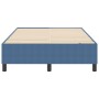 Cama Box Spring Azul 120x200 cm Tela de pana de , Camas y somieres - Ref: Foro24-3337405, Precio: 125,44 €, Descuento: %