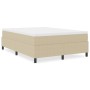Cama Box Spring Verde Claro Gris 140x200 cm Tela de Pana de , Camas y somieres - Ref: Foro24-3337411, Precio: 124,88 €, Descu...