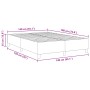 Cama Box Spring Verde Claro Gris 140x200 cm Tela de Pana de , Camas y somieres - Ref: Foro24-3337411, Precio: 124,88 €, Descu...