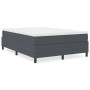 Cama Box Spring Gris Oscuro 140x200 cm Tela de Acuerdo de , Camas y somieres - Ref: Foro24-3337413, Precio: 119,58 €, Descuen...