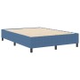Cama Box Spring Azul 140x200 cm Tejido de Corduroy de , Camas y somieres - Ref: Foro24-3337415, Precio: 127,56 €, Descuento: %