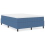 Cama Box Spring Azul 140x200 cm Tejido de Corduroy de , Camas y somieres - Ref: Foro24-3337415, Precio: 127,56 €, Descuento: %