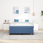 Cama Box Spring Azul 140x200 cm Tejido de Corduroy de , Camas y somieres - Ref: Foro24-3337415, Precio: 127,56 €, Descuento: %