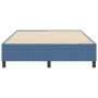 Cama Box Spring Azul 140x200 cm Tejido de Corduroy de , Camas y somieres - Ref: Foro24-3337415, Precio: 127,56 €, Descuento: %