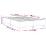 Cama Box Spring Azul 140x200 cm Tejido de Corduroy de , Camas y somieres - Ref: Foro24-3337415, Precio: 127,56 €, Descuento: %