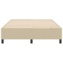 Cama Box Spring Verde Claro Gris 140x200 cm Tela de Corduroy de , Camas y somieres - Ref: Foro24-3337416, Precio: 129,71 €, D...