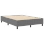 Cama Box Spring Gris Claro 160x200 cm Tela de Pana de , Camas y somieres - Ref: Foro24-3337417, Precio: 135,53 €, Descuento: %