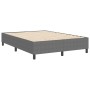 Cama Box Spring Gris Claro 160x200 cm Tela de Pana de , Camas y somieres - Ref: Foro24-3337417, Precio: 135,53 €, Descuento: %