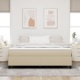 Cama Box Spring Verde Claro Gris Super King Tela de Pana de , Camas y somieres - Ref: Foro24-3337426, Precio: 142,27 €, Descu...