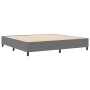 Cama Box Spring Gris Claro 200x200 cm Tela de Corduroy de , Camas y somieres - Ref: Foro24-3337427, Precio: 147,56 €, Descuen...