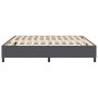 Cama Box Spring Gris Oscuro 200x200 cm Tela de Pana de , Camas y somieres - Ref: Foro24-3337428, Precio: 145,26 €, Descuento: %