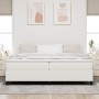 Cama de muelles Crema 200x200 cm Tela pana de , Camas y somieres - Ref: Foro24-3337429, Precio: 152,62 €, Descuento: %