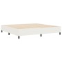 Cama de muelles Crema 200x200 cm Tela pana de , Camas y somieres - Ref: Foro24-3337429, Precio: 152,62 €, Descuento: %