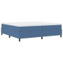 Cama Box Spring Azul 200x200 cm Tela de Corduroy de , Camas y somieres - Ref: Foro24-3337430, Precio: 145,26 €, Descuento: %