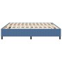 Cama Box Spring Azul 200x200 cm Tela de Corduroy de , Camas y somieres - Ref: Foro24-3337430, Precio: 145,26 €, Descuento: %
