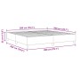 Cama Box Spring Azul 200x200 cm Tela de Corduroy de , Camas y somieres - Ref: Foro24-3337430, Precio: 145,26 €, Descuento: %