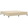 Cama Box Spring Verde Claro Gris 200x200 cm Tela de Pana de , Camas y somieres - Ref: Foro24-3337431, Precio: 145,26 €, Descu...