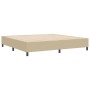 Cama Box Spring Verde Claro Gris 200x200 cm Tela de Pana de , Camas y somieres - Ref: Foro24-3337431, Precio: 145,26 €, Descu...
