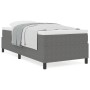 Cama Tipo Box Spring con Colchón Gris Claro 100x200 cm Tela de Corduroy de , Camas y somieres - Ref: Foro24-3337447, Precio: ...