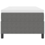 Cama Tipo Box Spring con Colchón Gris Claro 100x200 cm Tela de Corduroy de , Camas y somieres - Ref: Foro24-3337447, Precio: ...