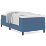 Cama con Base con Colchón Azul 100x200 cm Tela de Pana de , Camas y somieres - Ref: Foro24-3337450, Precio: 273,44 €, Descuen...