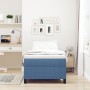 Cama con Base con Colchón Azul 100x200 cm Tela de Pana de , Camas y somieres - Ref: Foro24-3337450, Precio: 273,44 €, Descuen...