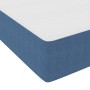 Cama con Base con Colchón Azul 100x200 cm Tela de Pana de , Camas y somieres - Ref: Foro24-3337450, Precio: 273,44 €, Descuen...