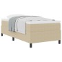 Cama con Somier con Colchón Beige, Blanco Tejido de Pana de , Camas y somieres - Ref: Foro24-3337451, Precio: 286,64 €, Descu...