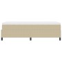 Cama con Somier con Colchón Beige, Blanco Tejido de Pana de , Camas y somieres - Ref: Foro24-3337451, Precio: 286,64 €, Descu...