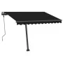 Toldo manual retráctil con LED antracita 300x250 cm de vidaXL, Toldos - Ref: Foro24-3069704, Precio: 380,65 €, Descuento: %