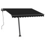 Toldo manual retráctil con LED antracita 300x250 cm de vidaXL, Toldos - Ref: Foro24-3069704, Precio: 380,97 €, Descuento: %