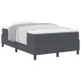 Cama con Box Spring y Colchón Gris Oscuro 120x200 cm Tela de Corduroy de , Camas y somieres - Ref: Foro24-3337458, Precio: 36...