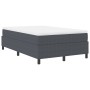Cama con Box Spring y Colchón Gris Oscuro 120x200 cm Tela de Corduroy de , Camas y somieres - Ref: Foro24-3337458, Precio: 36...