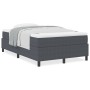 Cama con Box Spring y Colchón Gris Oscuro 120x200 cm Tela de Corduroy de , Camas y somieres - Ref: Foro24-3337458, Precio: 36...
