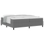Cama con Base de Muelles de Gris 200x200 cm Tela de Sarga de , Camas y somieres - Ref: Foro24-3337482, Precio: 520,77 €, Desc...