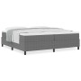 Cama con Base de Muelles de Gris 200x200 cm Tela de Sarga de , Camas y somieres - Ref: Foro24-3337482, Precio: 520,77 €, Desc...
