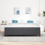 Cama con Somier y Colchón Gris Oscuro 200x200 cm Tela de Corduroy de , Camas y somieres - Ref: Foro24-3337483, Precio: 502,11...