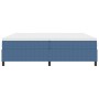 Cama con Somier de Azul 200x200 cm Tela de Pana de , Camas y somieres - Ref: Foro24-3337485, Precio: 492,17 €, Descuento: %