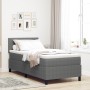 Cama con Base con Colchón Gris Claro 90x200 cm Tela de Pana de , Camas y somieres - Ref: Foro24-3337495, Precio: 312,49 €, De...