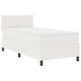 Cama con base de resortes con colchón crema 90x200 cm tela de pana de , Camas y somieres - Ref: Foro24-3337497, Precio: 319,4...