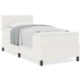 Cama con base de resortes con colchón crema 90x200 cm tela de pana de , Camas y somieres - Ref: Foro24-3337497, Precio: 319,4...