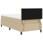 Cama con Box Spring con Colchón Beige 90x200 cm Tela de Corduroy de , Camas y somieres - Ref: Foro24-3337498, Precio: 323,25 ...