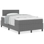 Cama con Box Spring con Colchón Gris Claro 120x200 cm Tela de Pana de , Camas y somieres - Ref: Foro24-3337507, Precio: 371,8...