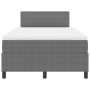 Cama con Box Spring con Colchón Gris Claro 120x200 cm Tela de Pana de , Camas y somieres - Ref: Foro24-3337507, Precio: 371,8...