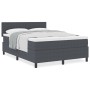 Cama con Base con Colchón Gris Oscuro 140x200 cm Tela de Pana de , Camas y somieres - Ref: Foro24-3337516, Precio: 441,29 €, ...